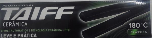 Prancha Taiff Ceramica 180o C